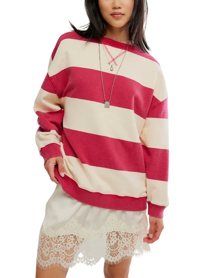 FREE PEOPLE - CLASSIC STRIPE CREW