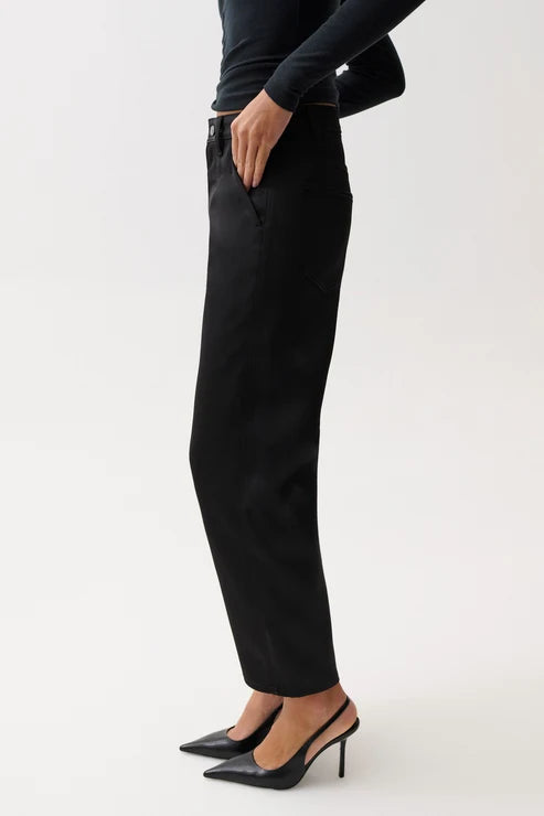 PISTOLA - BEAU SATEEN SEAMED CRESCENT LEG PANT
