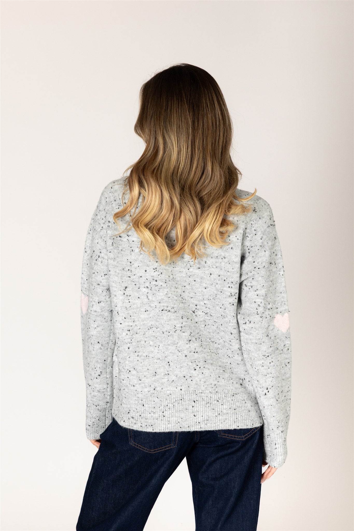 LYLA & LUXE - PHILIPPAFLK HEART CREW PULLOVER