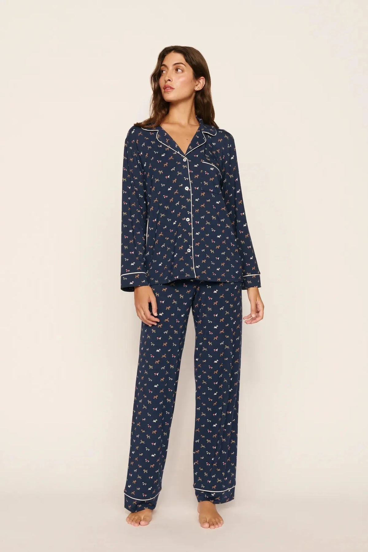 EBERJEY - GISELE PRINTED LONG PJ SET