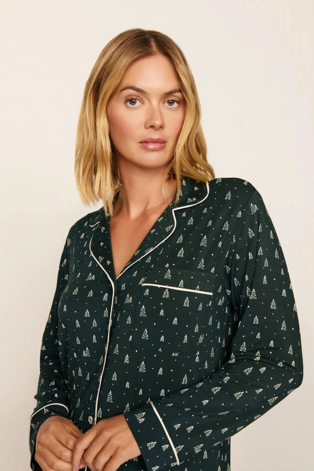 EBERJEY - GISELE PRINTED LONG PJ SET