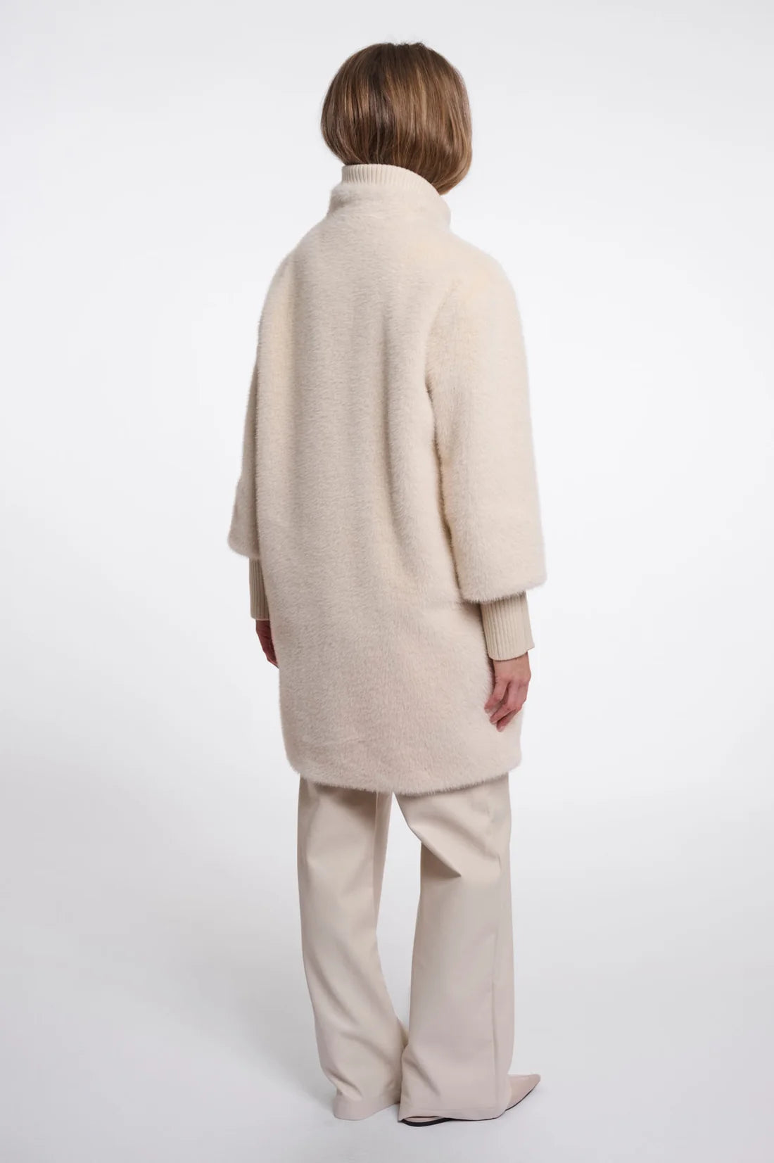 RINO & PELLE - MEDIUM LENGTH JACKET WITH RIB CUFFS