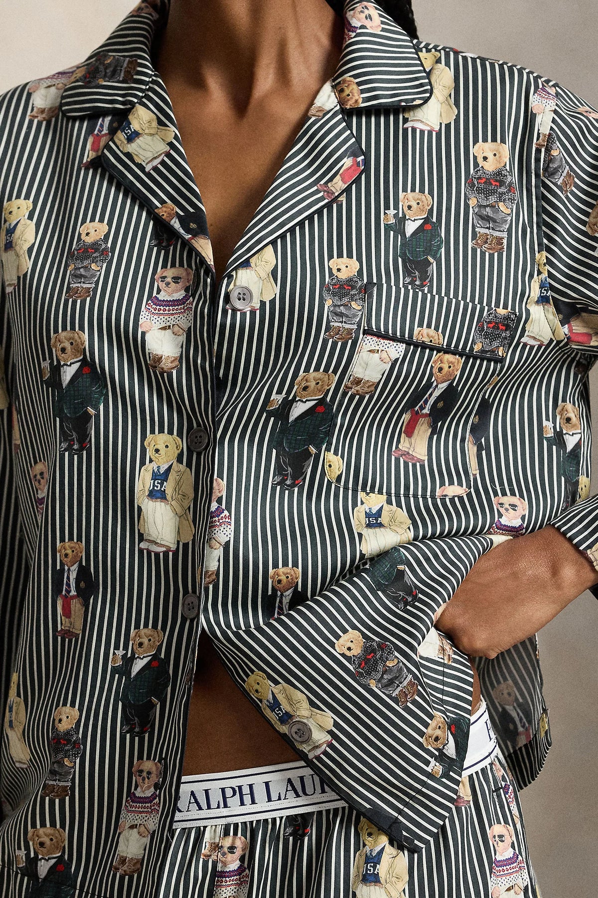 RALPH LAUREN - MADISON PJ SET ALL OVER BEAR