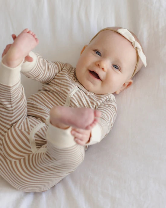 QUINCY MAE - LITTLE KNOT HEADBAND NATURAL