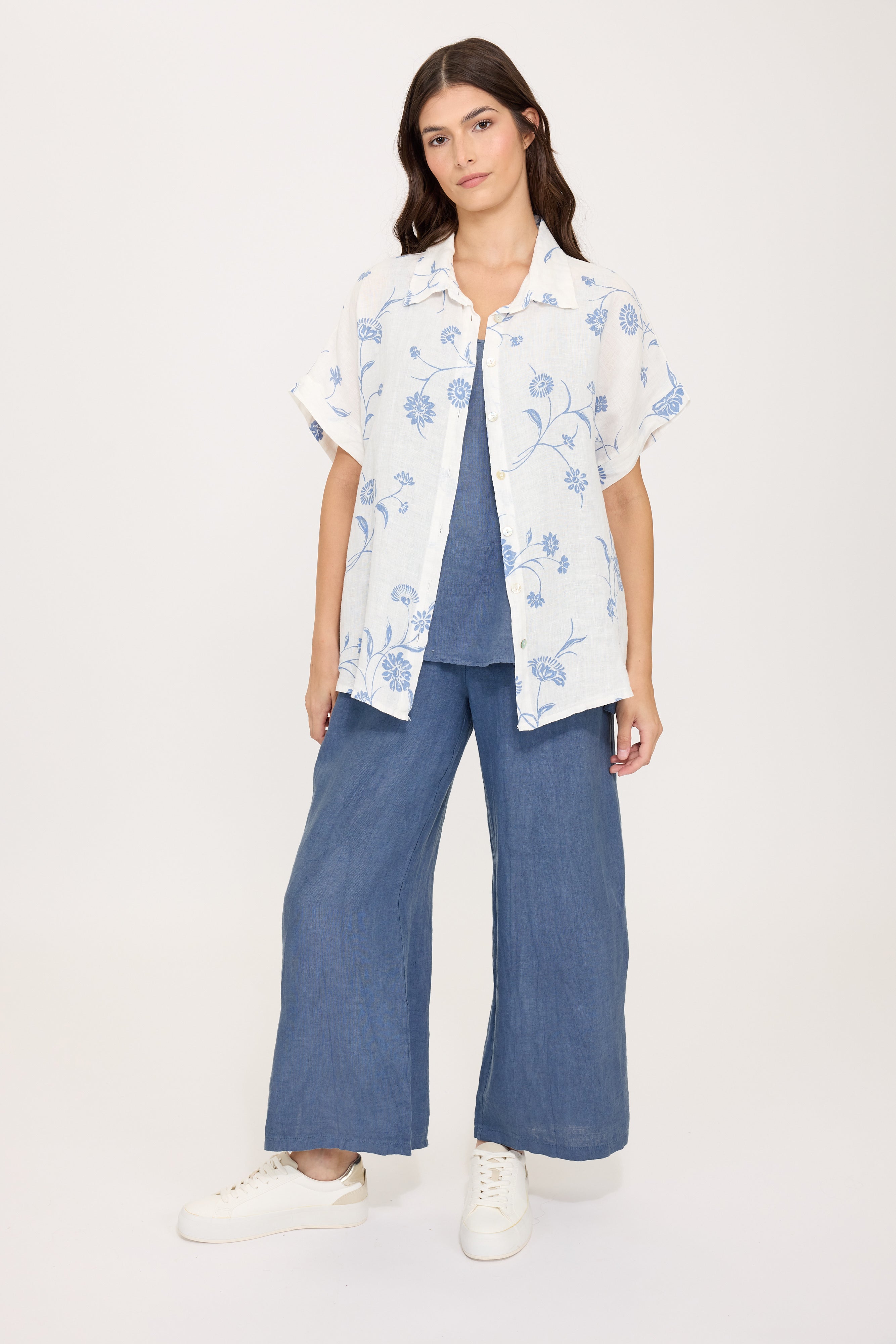 PISTACHE - STRAIGHT LINEN PANT