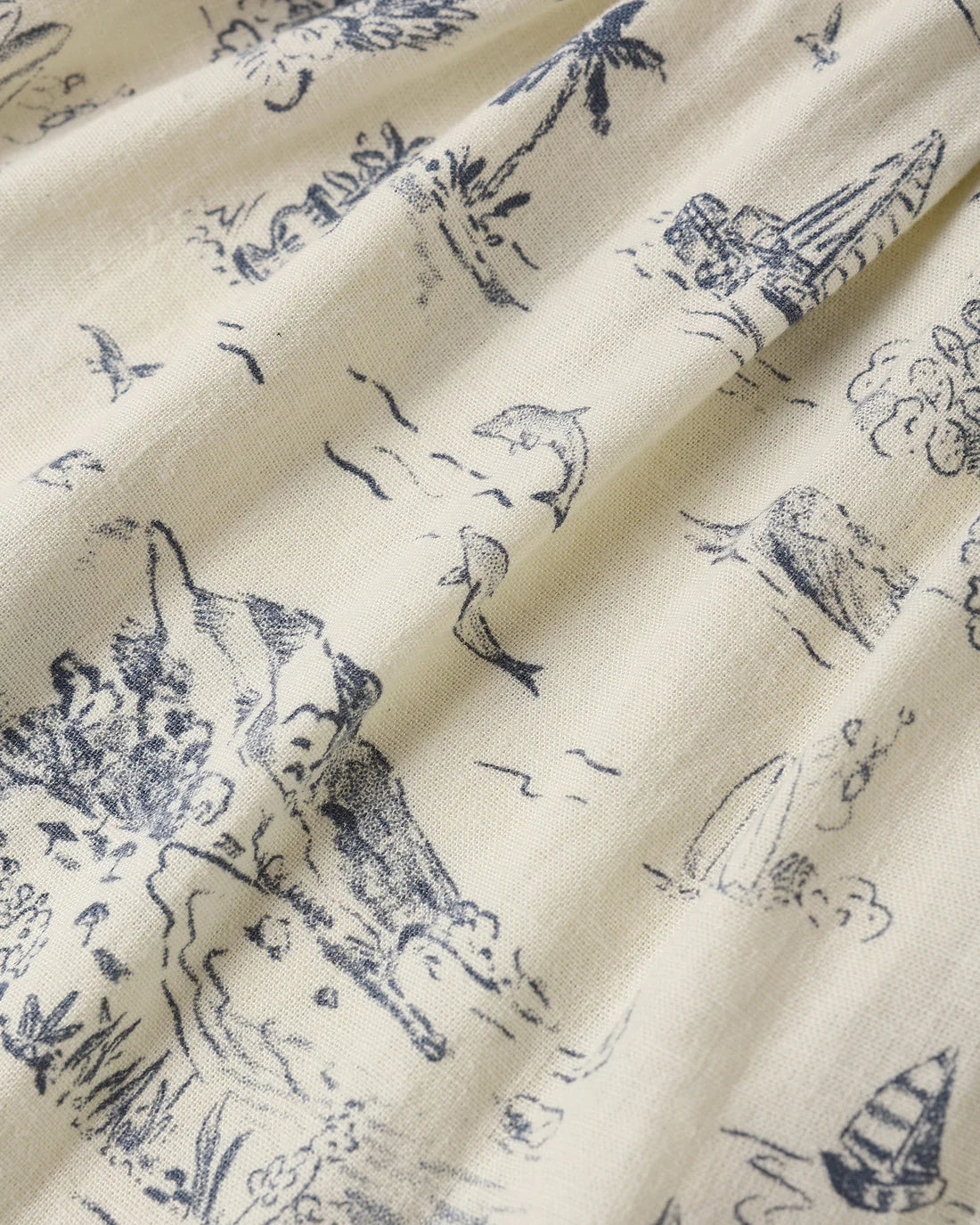 RYLEE + CRU - KIDS SUTTON DRESS OCEAN TOILE