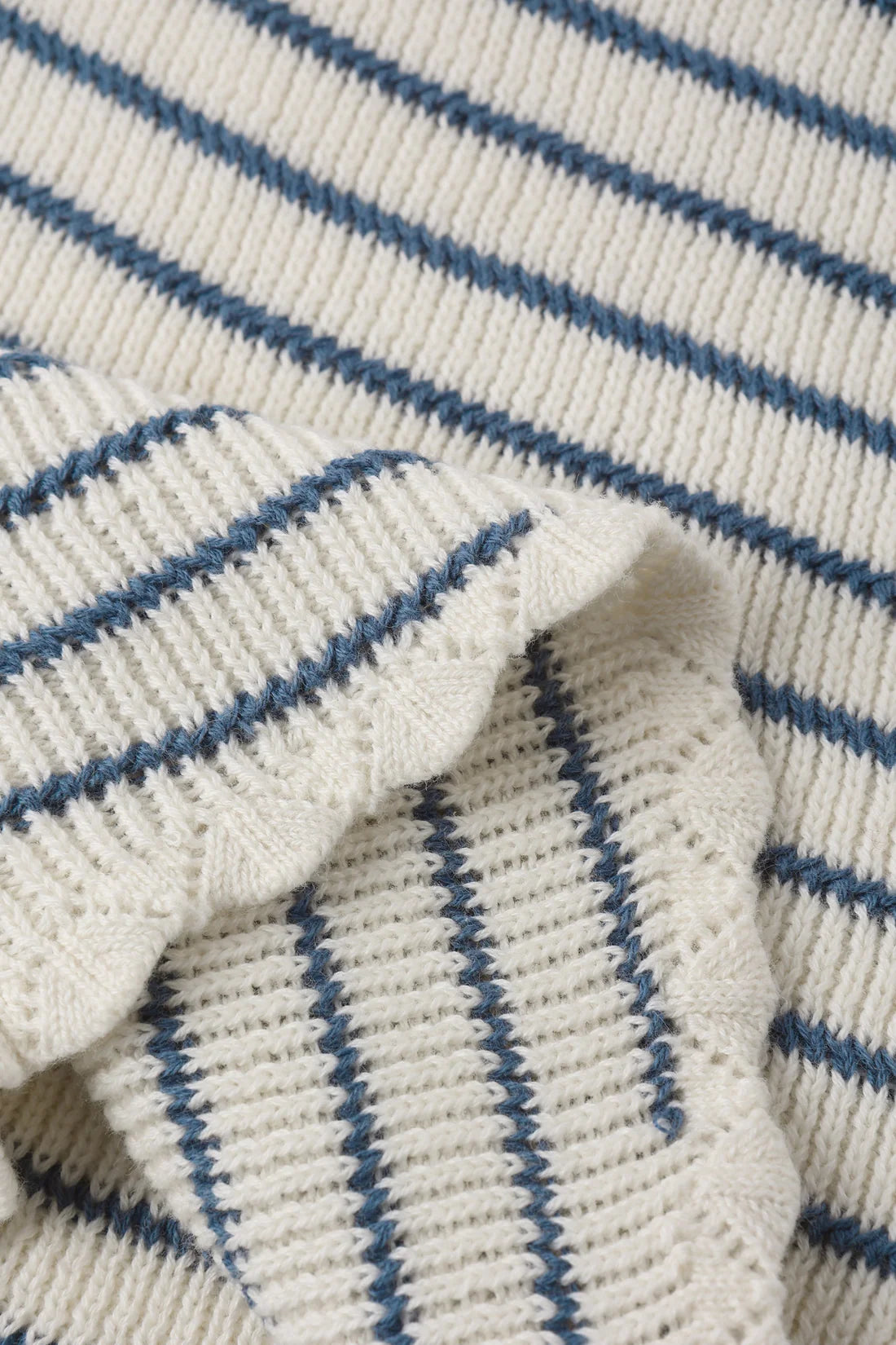 RYLEE + CRU - TEEN KNIT VEST SET MARINE STRIPE