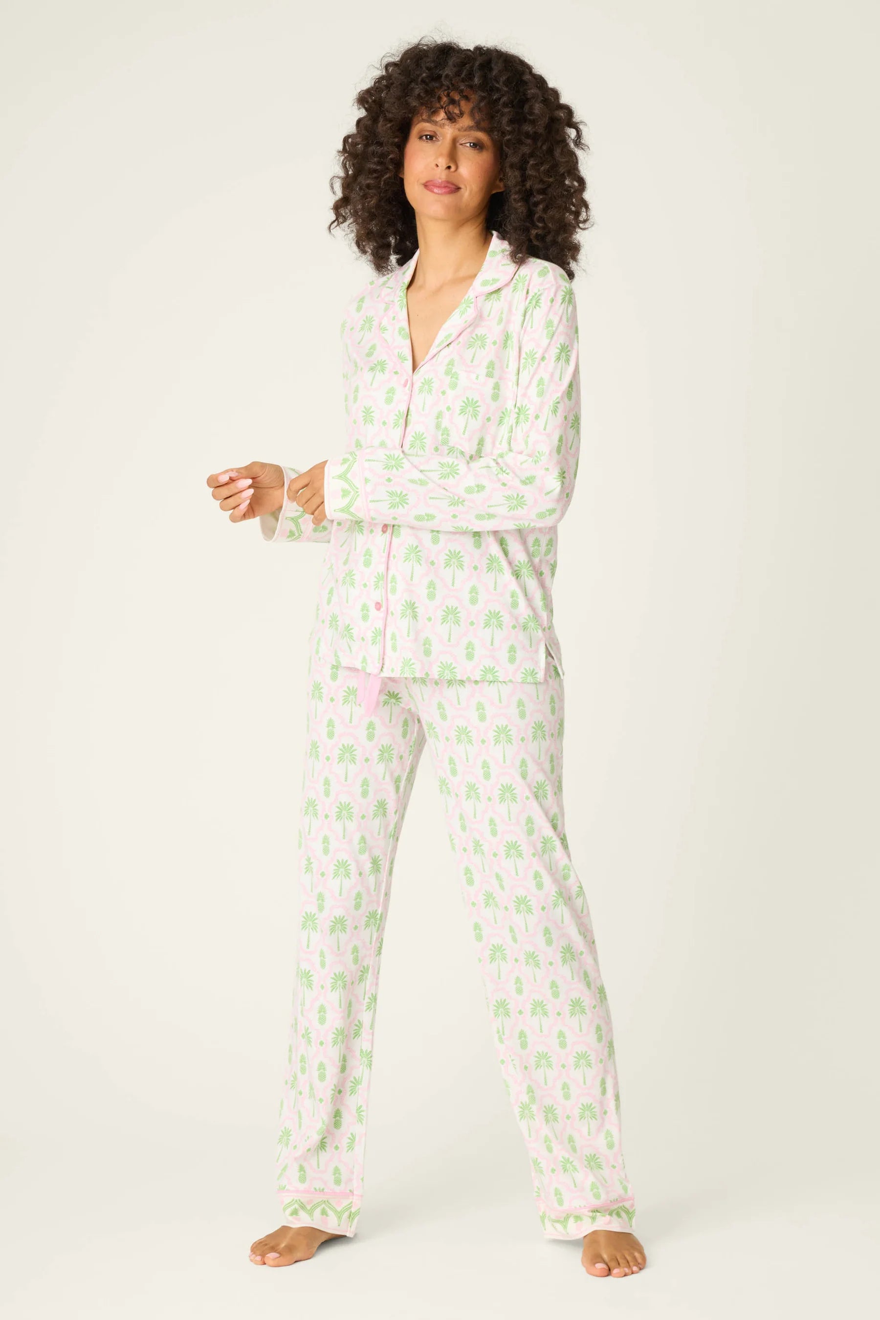PJ SALVAGE - WOMEN'S PLAYFUL PRINTS PJ SET