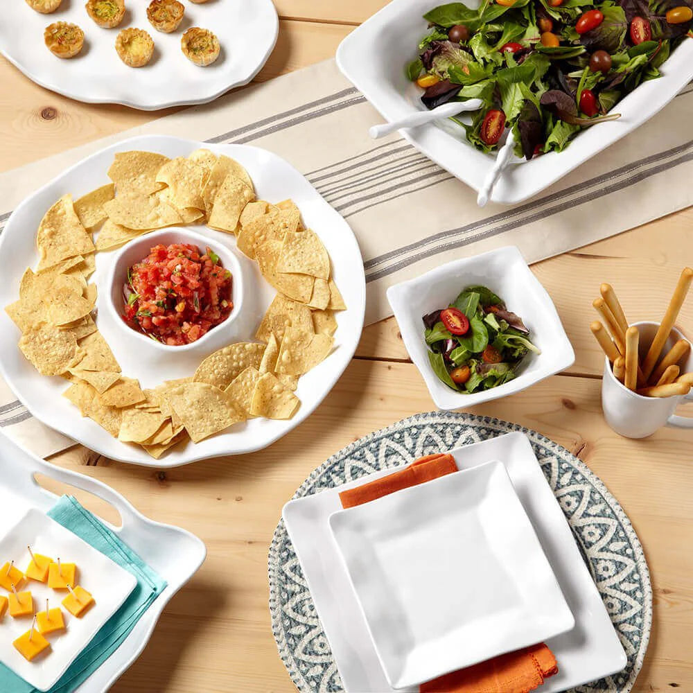 QSQUARED- CHIP AND DIP PLATTER