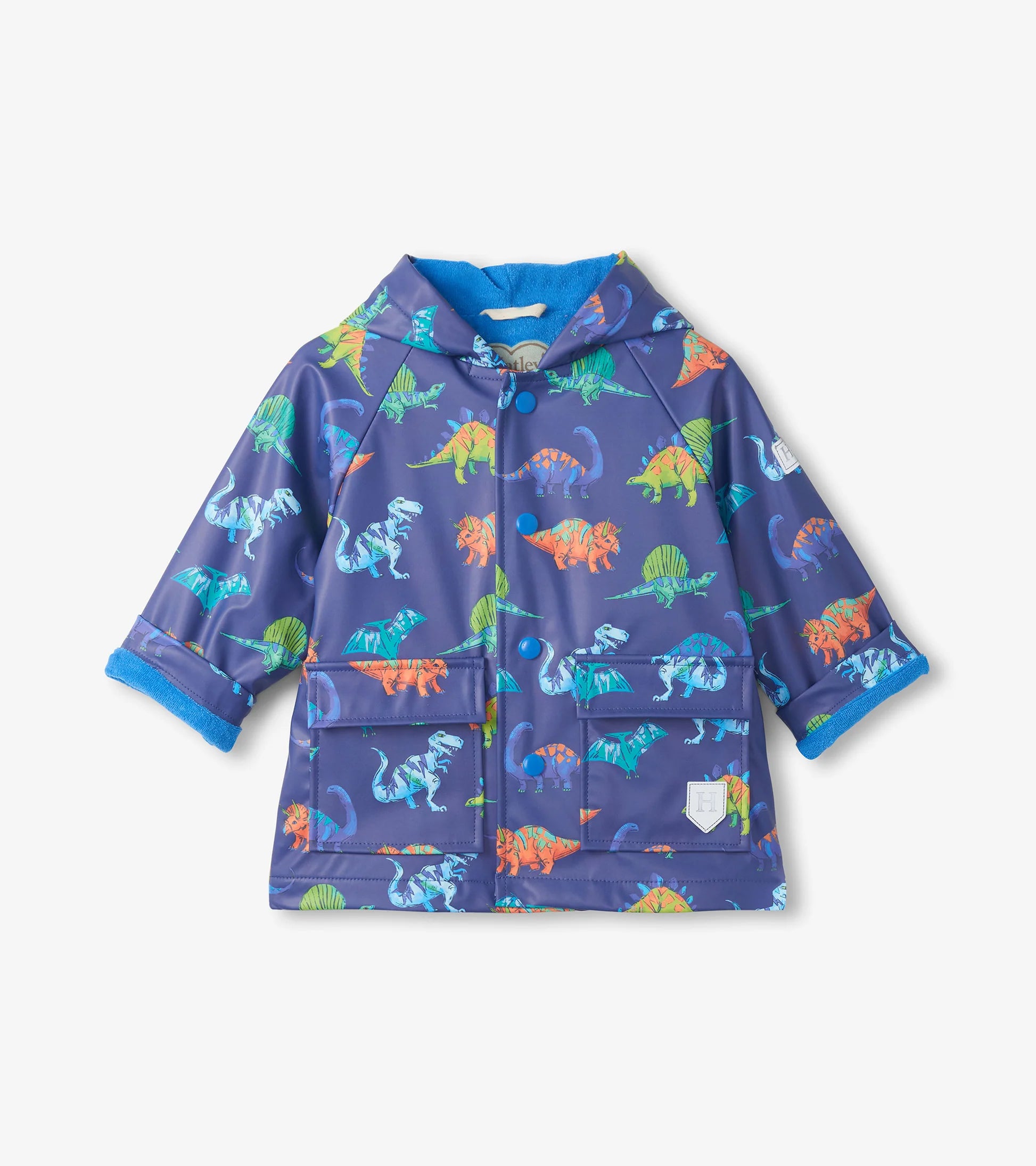 HATLEY - KIDS DINO PARTY SNAP RAIN COAT