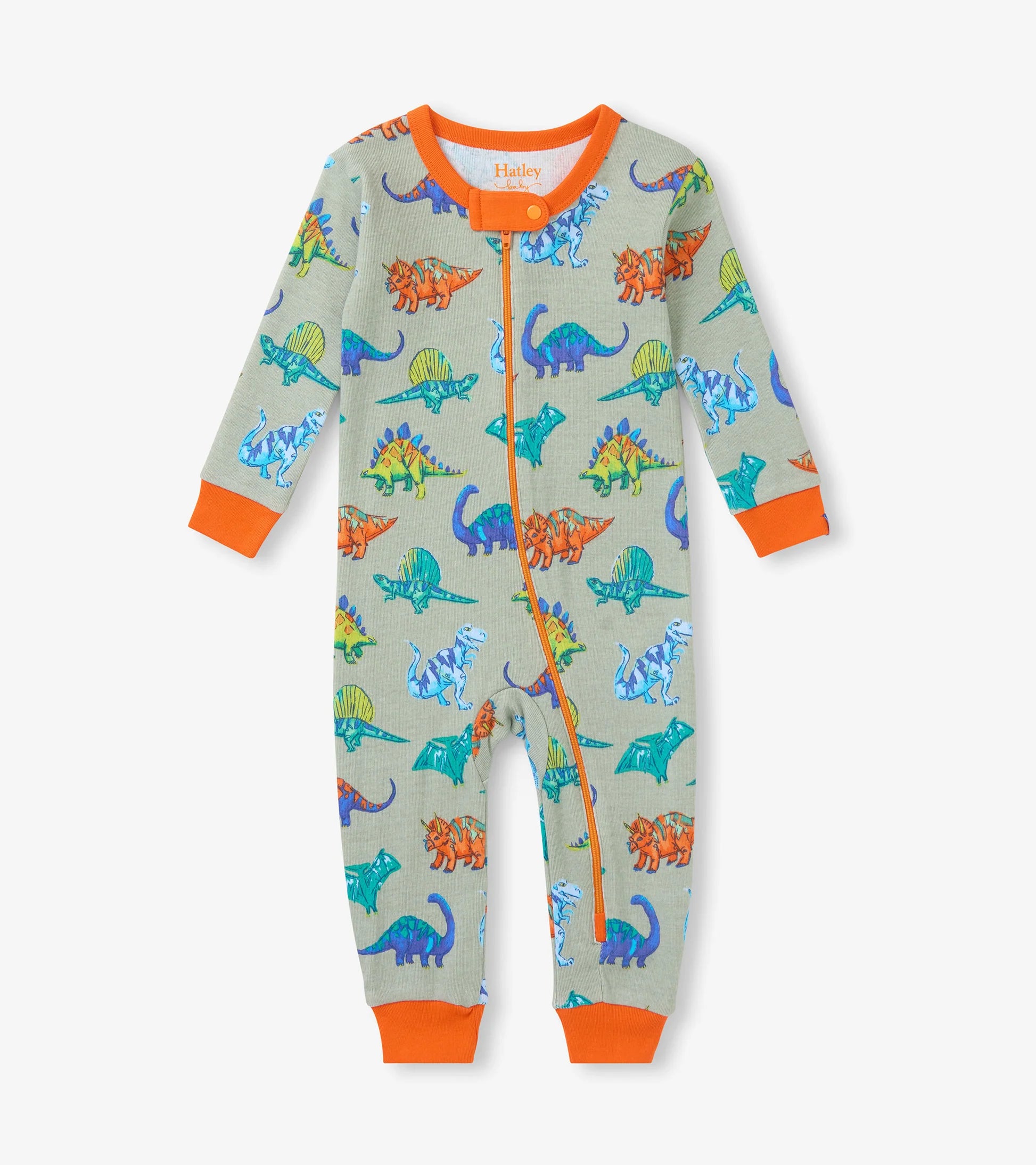 HATLEY - KIDS DINO PARTY COTTON COVERALL