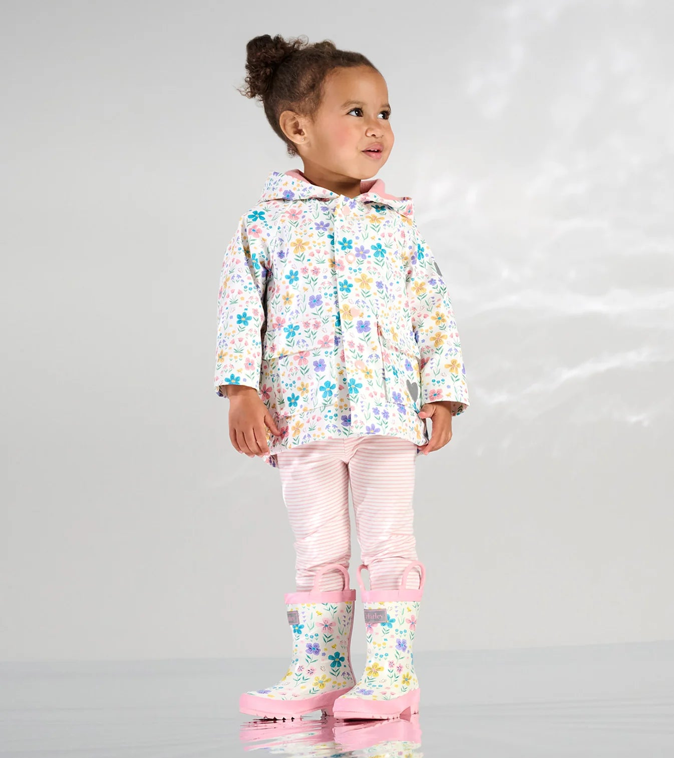 HATLEY - KIDS LITTLE GARDEN CHICKS SNAP RAIN COAT