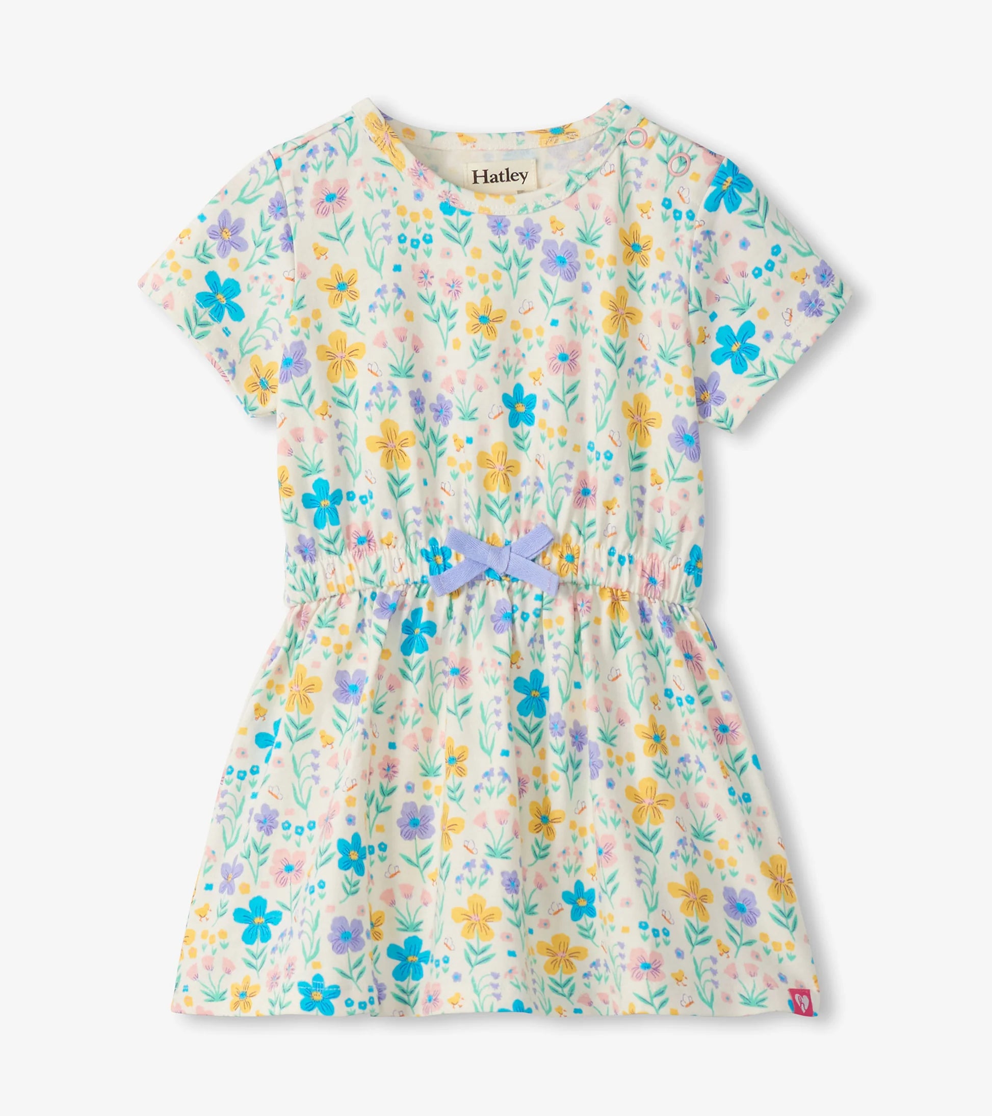 HATLEY - KIDS LITTLE GARDEN CHICKS SHORT SLEEVE DRESS