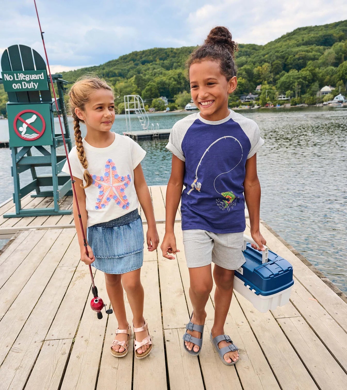 HATLEY - KIDS BIG CATCH RAGLAN TEE