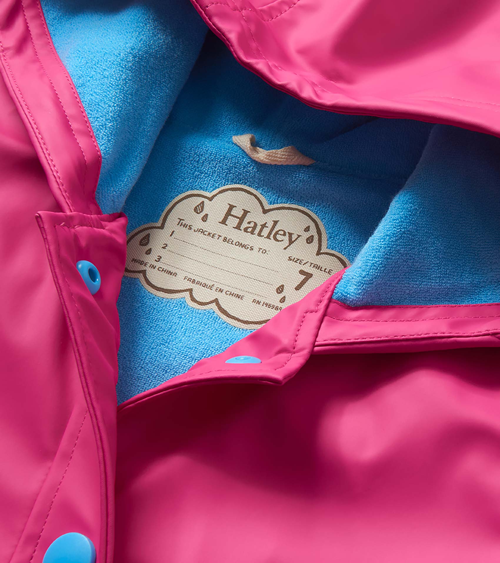 HATLEY - KIDS RASPBERRY ROSE SPLASH JACKET