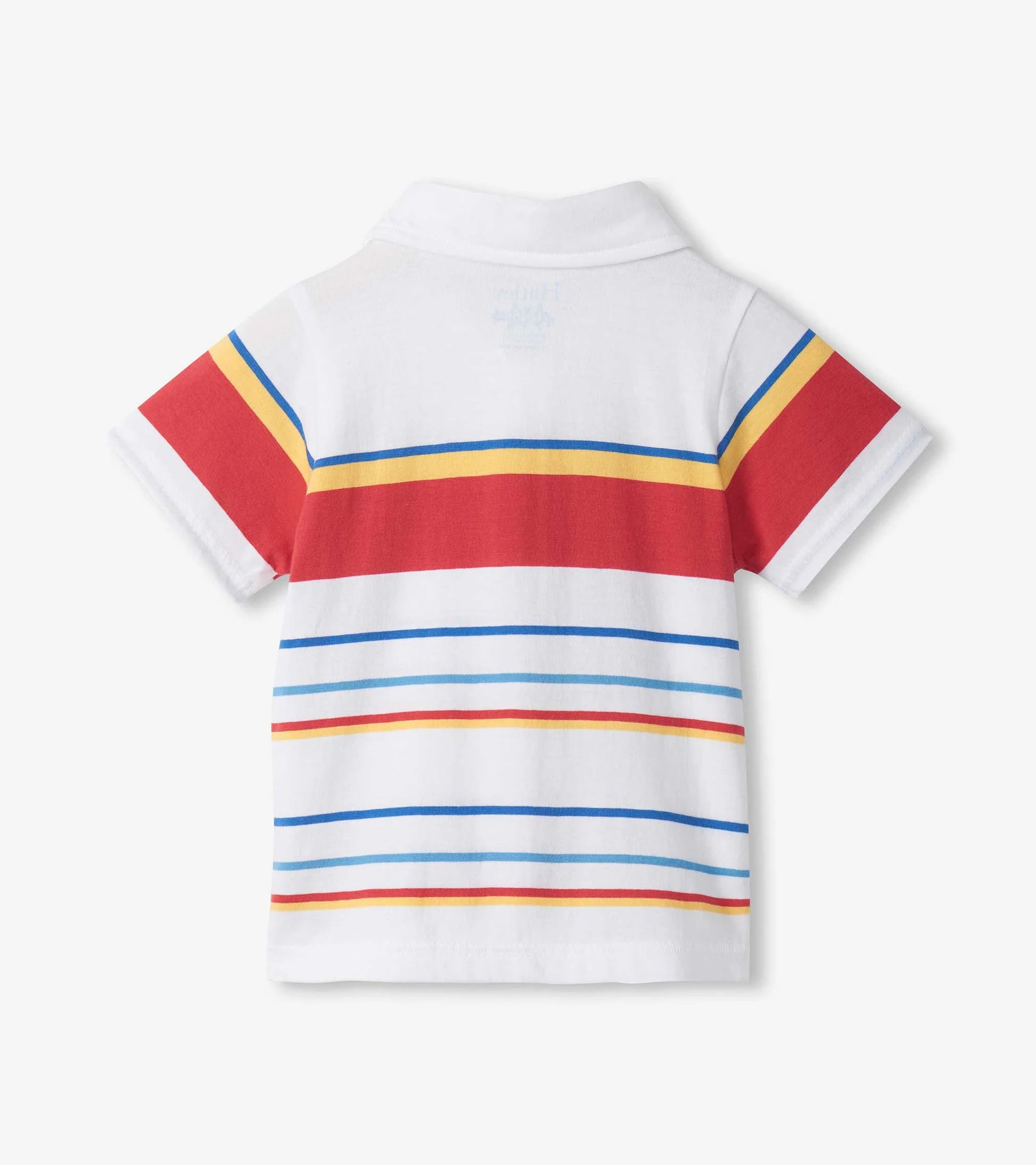 HATLEY - KIDS SEASCAPE STRIPES PEACHED JERSEY POLO TEE