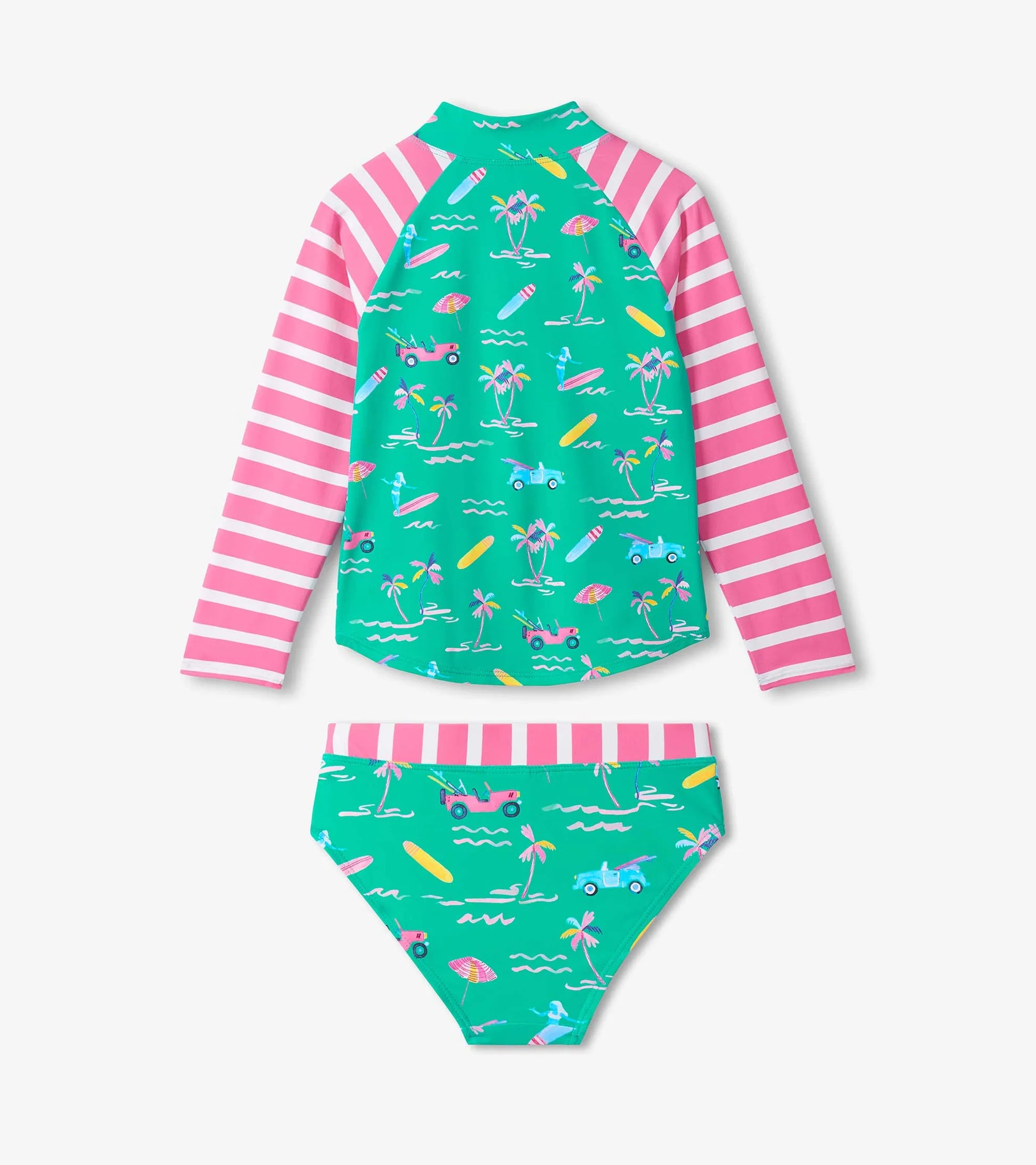 HATLEY - KIDS TROPICAL ESCAPE RASHGUARD SET