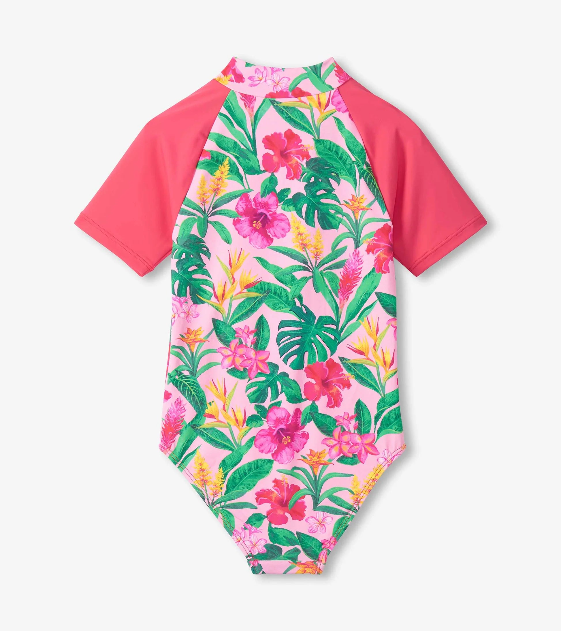 HATLEY - KIDS TROPICAL FLOWERS RASHGUARD ONE PIECE
