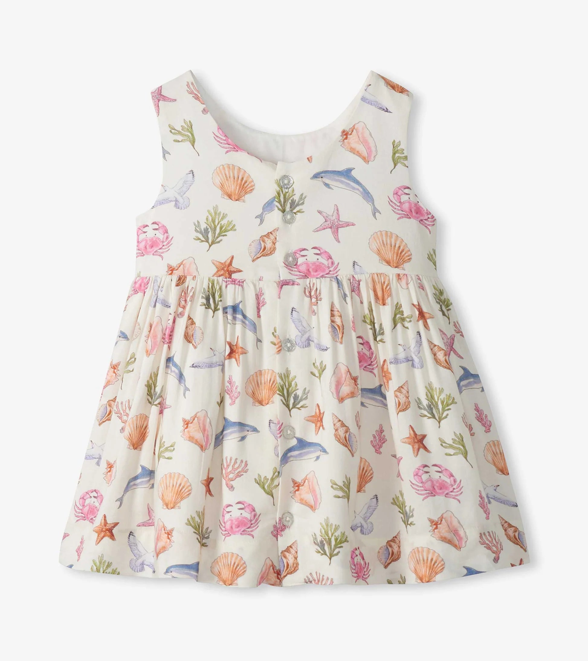 HATLEY - KIDS VINTAGE SEA LIFE SLEEVELESS PARTY DRESS