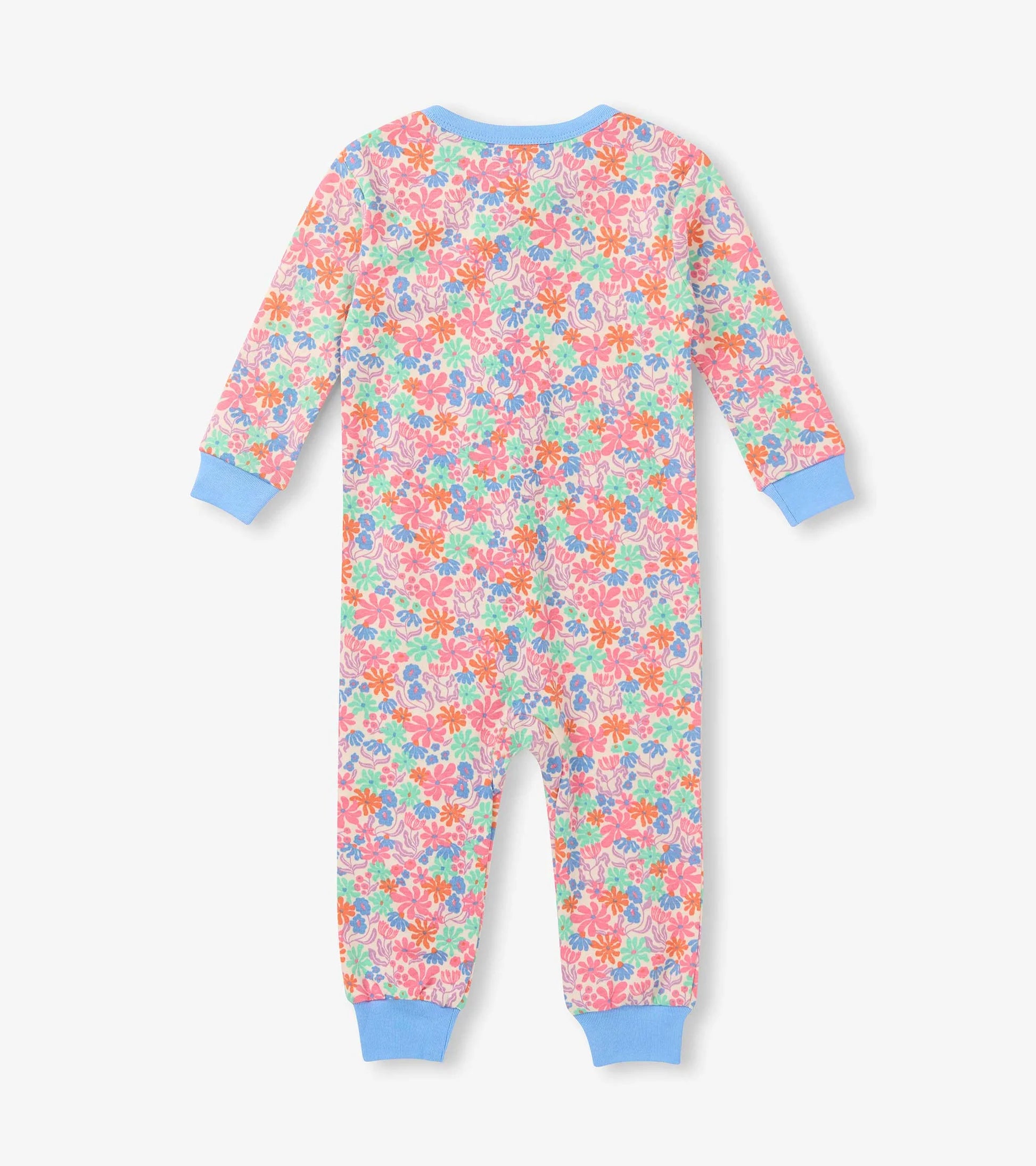 HATLEY - KIDS WHIMSICAL FLOWERS COTTON COVERALL