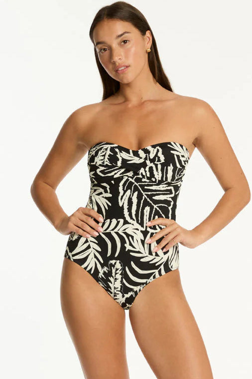 SEA LEVEL - WOMEN'S Jungle Book Twist Bandeau One Piece