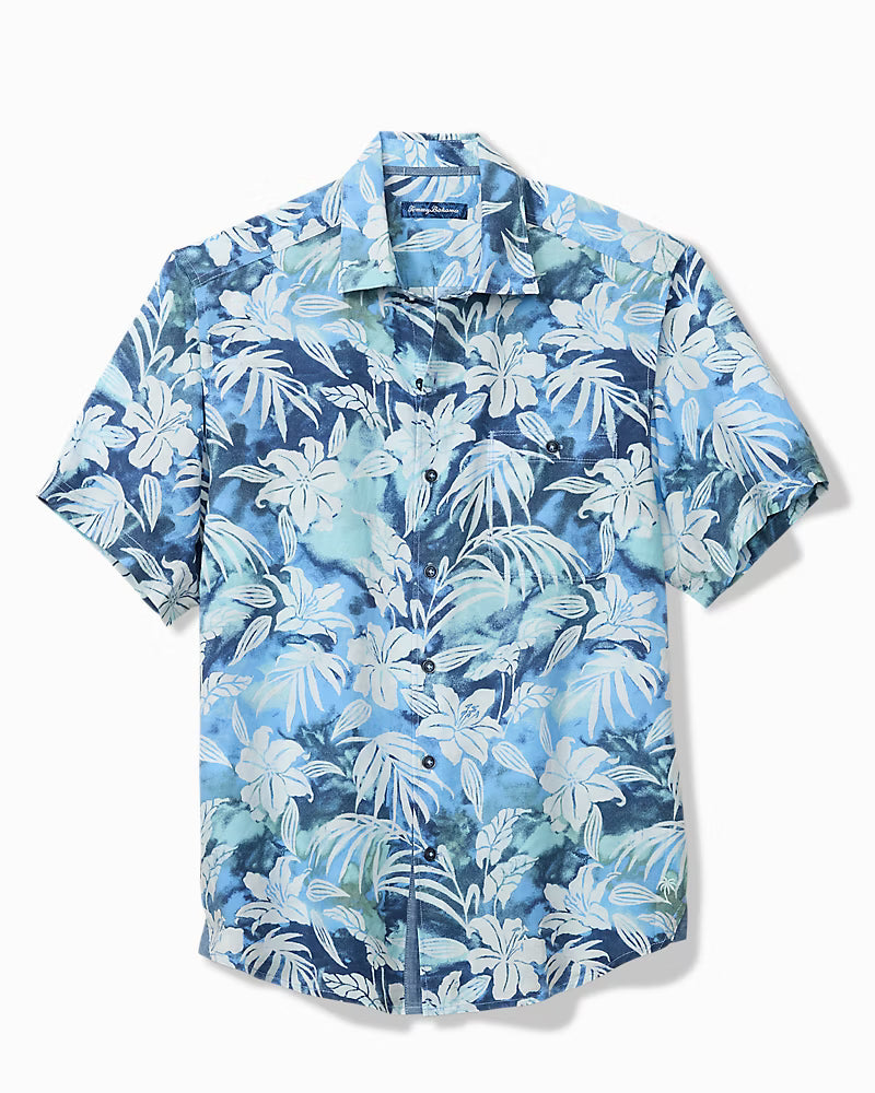 TOMMY BAHAMA - MEN'S SAND LINEN SUNSET OMBRE SHIRT