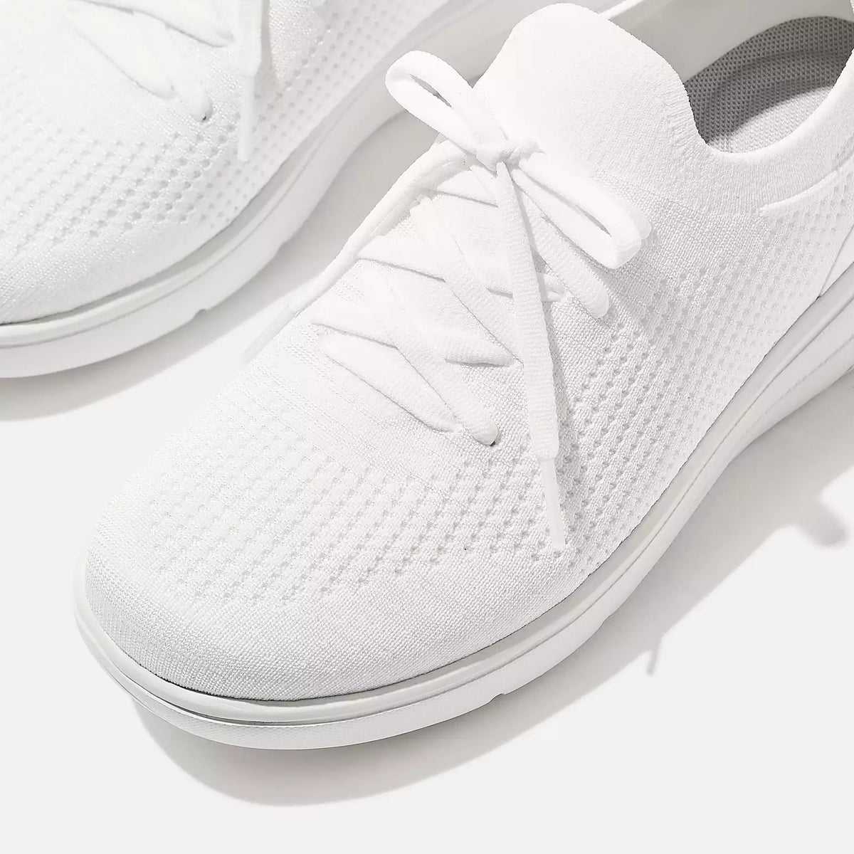 FITFLOP- WOMEN'S SUPER-Q KNIT SLIP-ON LACED SNEAKERS