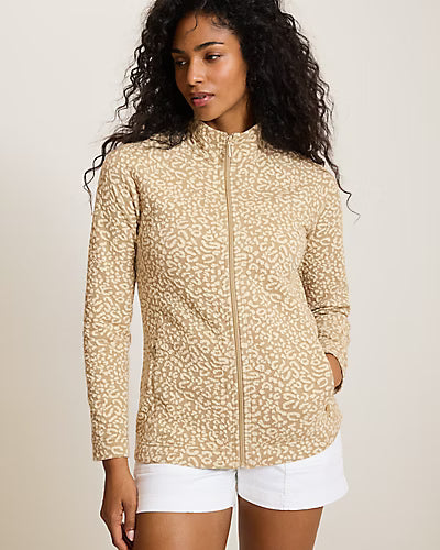 TOMMY BAHAMA - ARUBA TEXTURED JACQUARD FULL ZIP