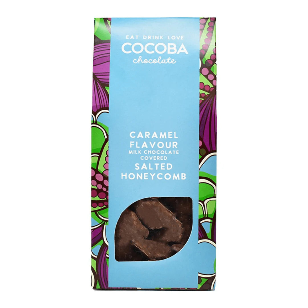 COCOBA - SALTED CARAMEL MILK CHOCO COVERED HONEYCOMB