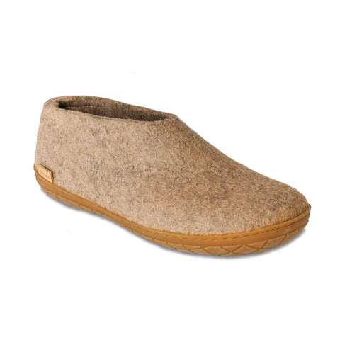 GLERUPS - WOMEN'S FELTED WOOL SHOE W/RUBBER SOLE