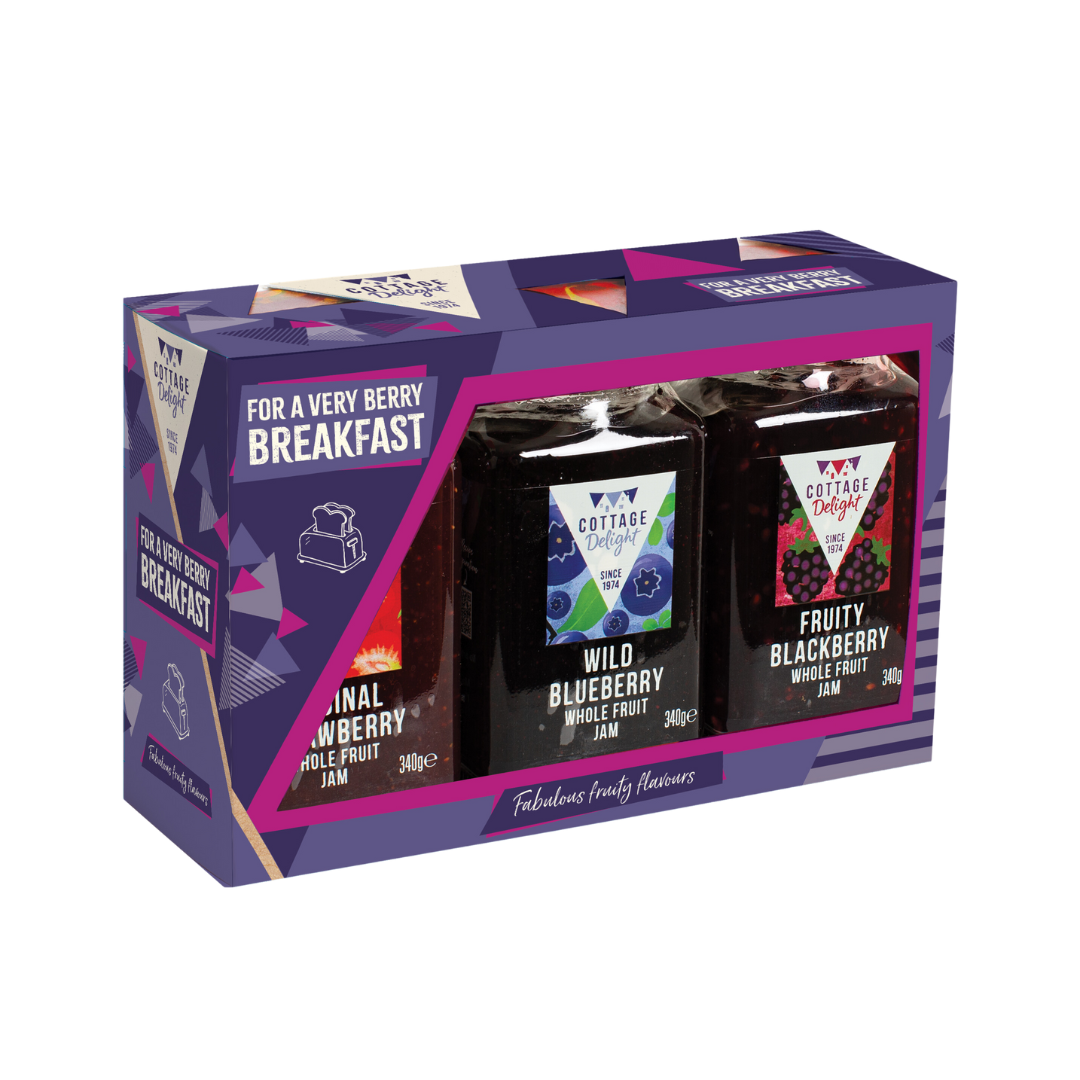COTTAGE DELIGHT - A VERY BERRY BREAKFAST GIFT SET