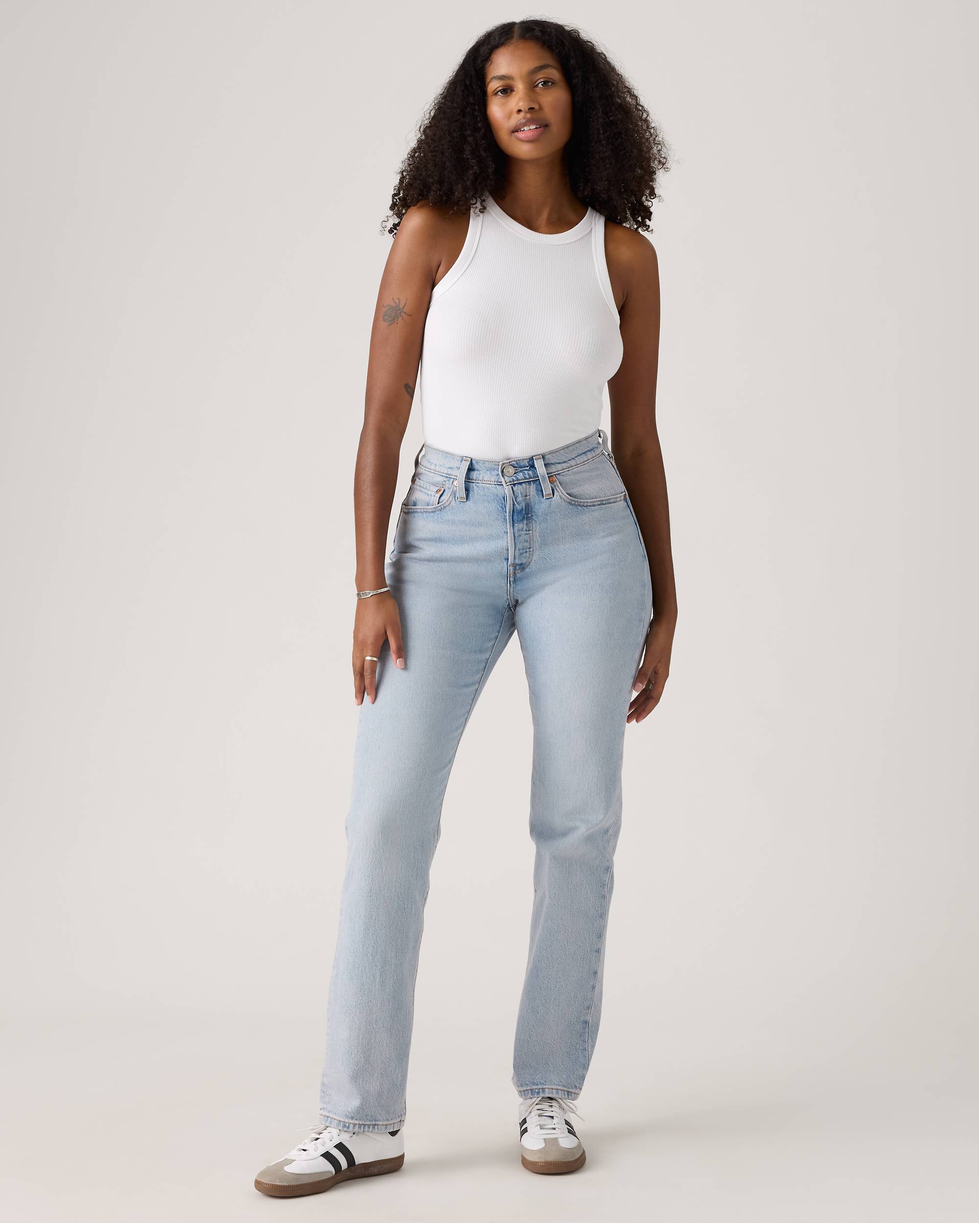 LEVIS - 501 CURVE LAUGH AND LIE DENIM