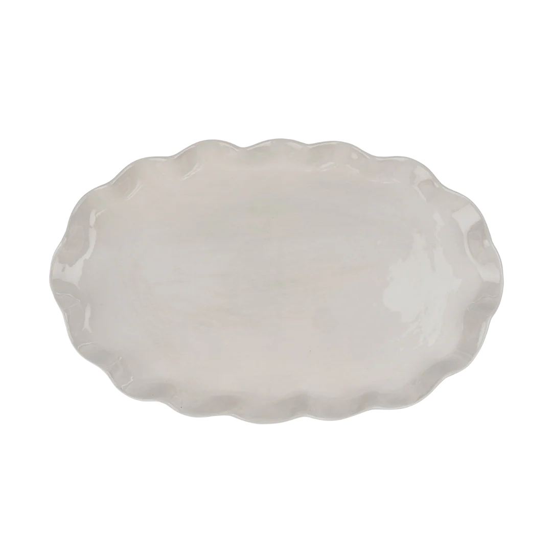 INDABA - CALYPSO SCALLOPED PLATTER