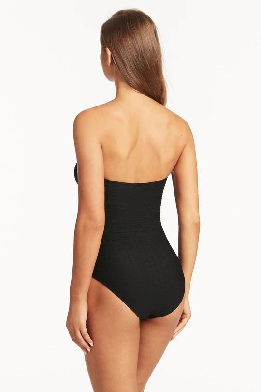SEA LEVEL- LADIES HONEYCOMB U BAR ONE PIECE SWIMSUIT