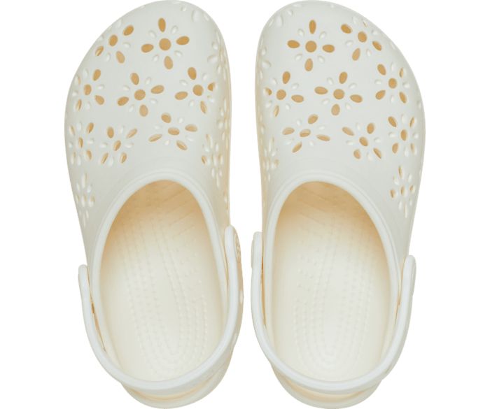 CROCS- KIDS FLORAL CUT-OUT CLOG