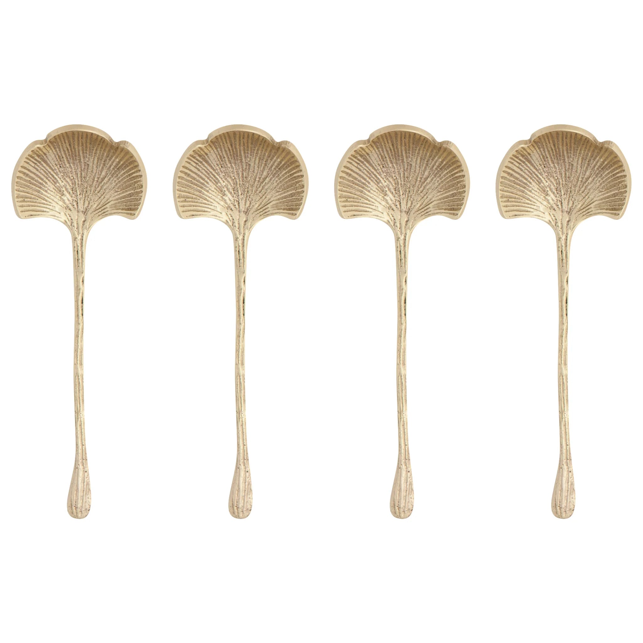 DANICA - SET/4 SPOONS GINKGO