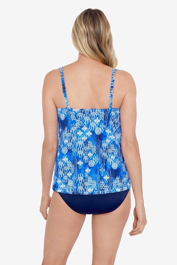 PENBROOKE- WOMEN'S 1PC FAUXKINI SWIMSUIT