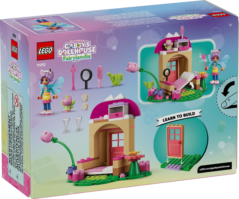 LEGO - 11212 - GABBY'S - KITTY FAIRY'S GARDEN HOUSE
- 103PCS - F26