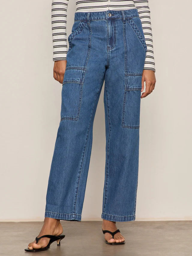 SANCTUARY - WOMEN'S BOYFRIEND UTILITY PANT
