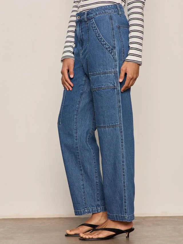 SANCTUARY - WOMEN'S BOYFRIEND UTILITY PANT