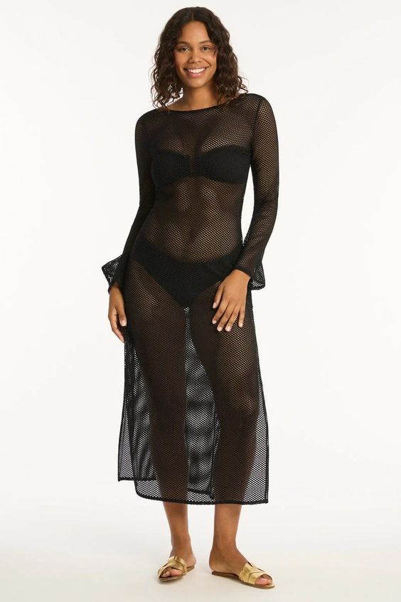 SEA LEVEL- WOMEN'S SURF MESH DRESS COVER UP – Bigley Shoes and Clothing