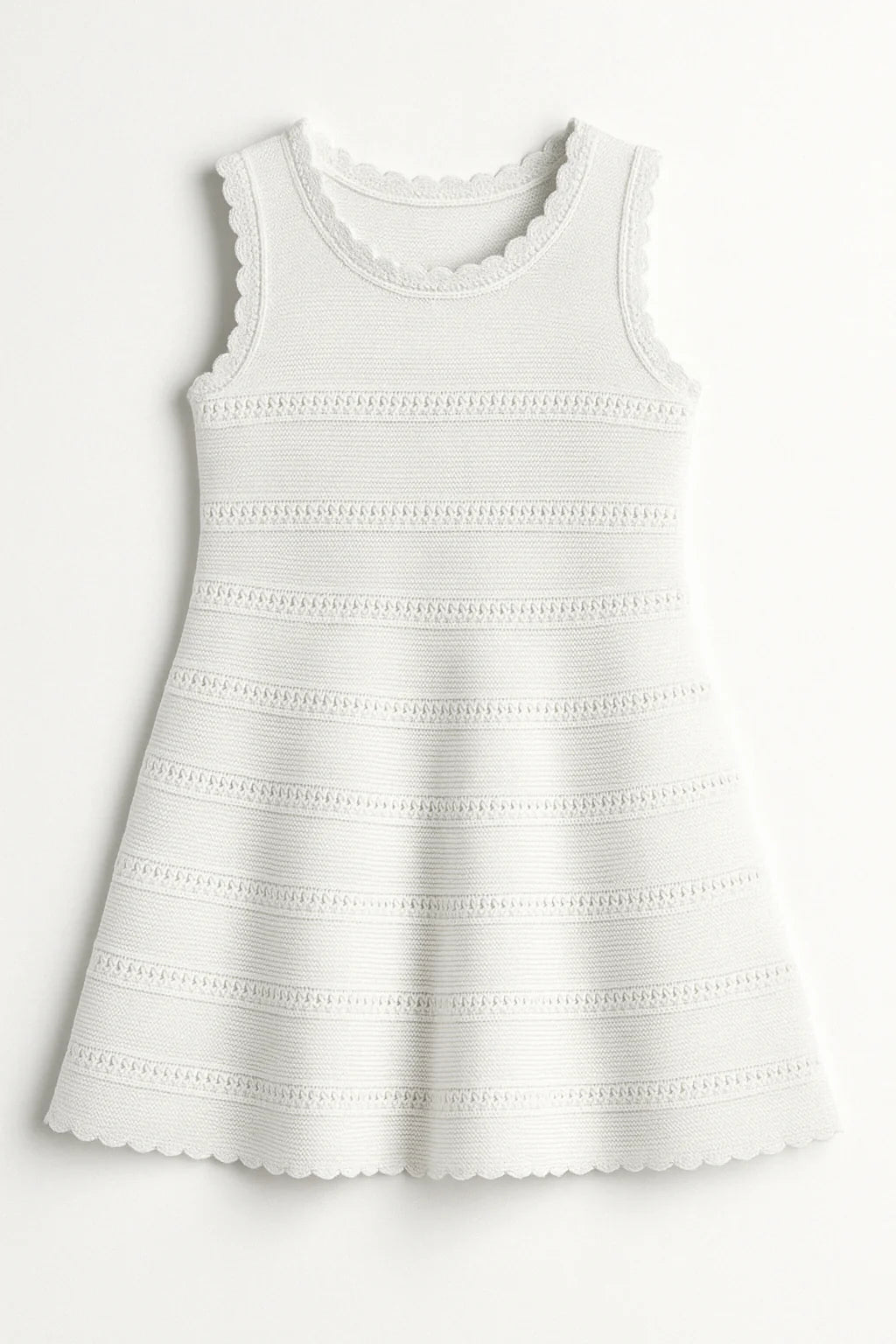 LIMEAPPLE -Cali Crochet Flare Summer Dress