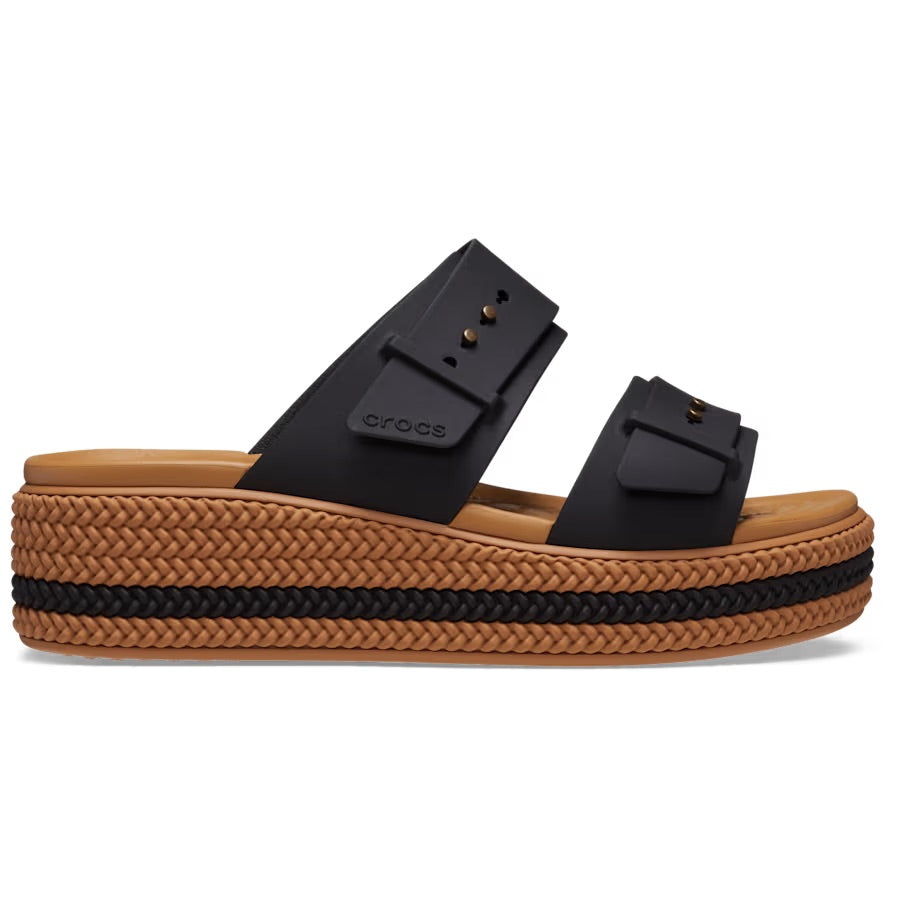 CROCS- WOMEN'S BROOKLYN WOVEN BUCKLE SANDAL