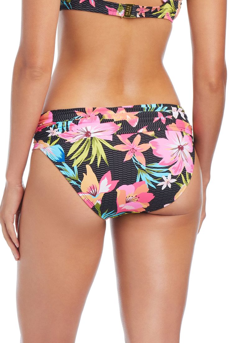 BLEU- WOMEN'S SWEET ESCAPE SARONG HIPSTER SWIM BOTTOM