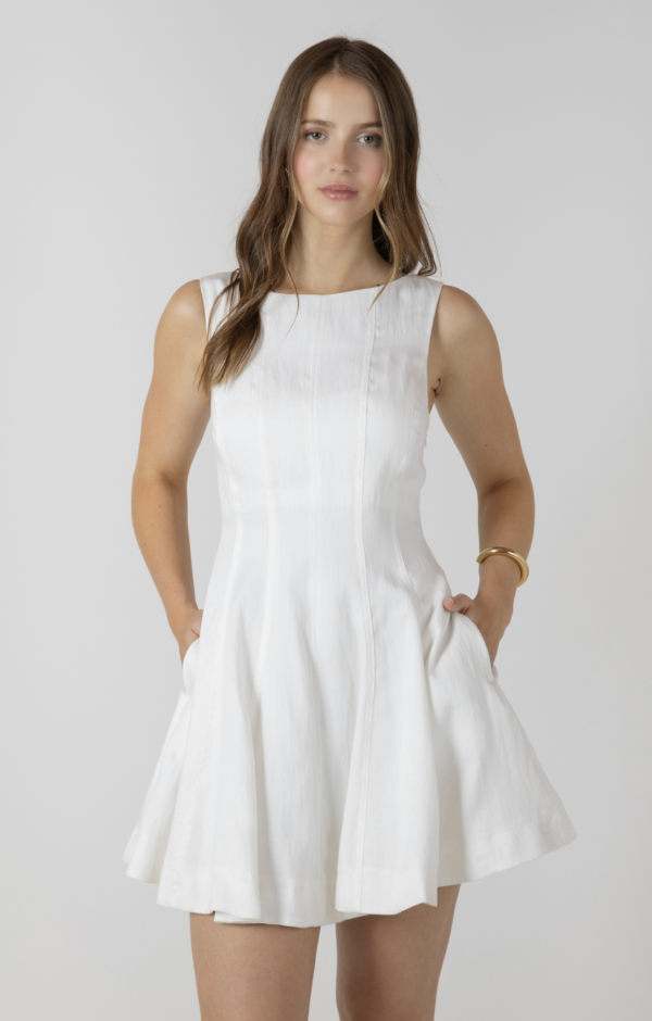 DEX - WOMEN'S FIT & FLARE MINI DRESS
