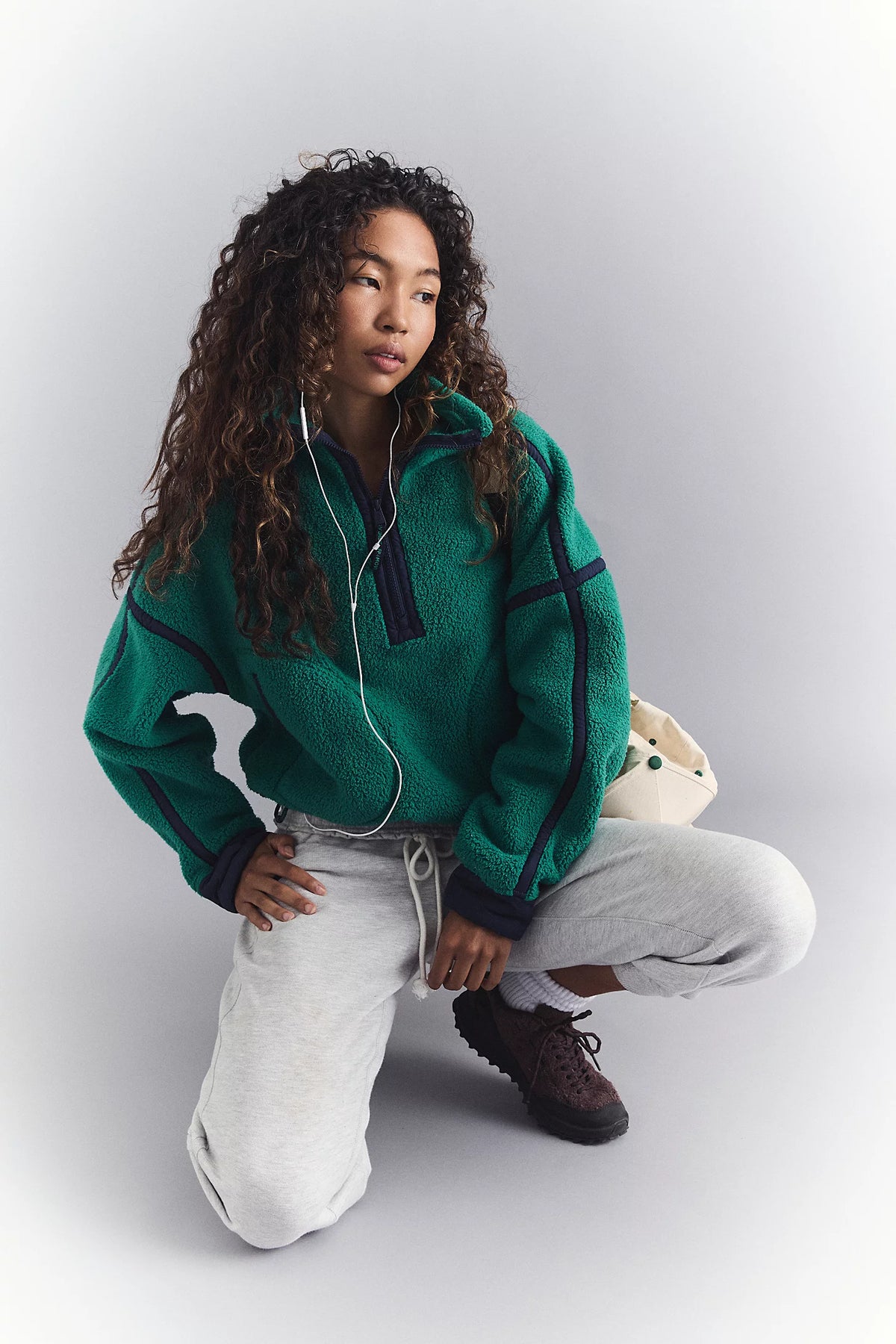 FREE PEOPLE - MOUNTIAN HIGH 1/2 ZIP