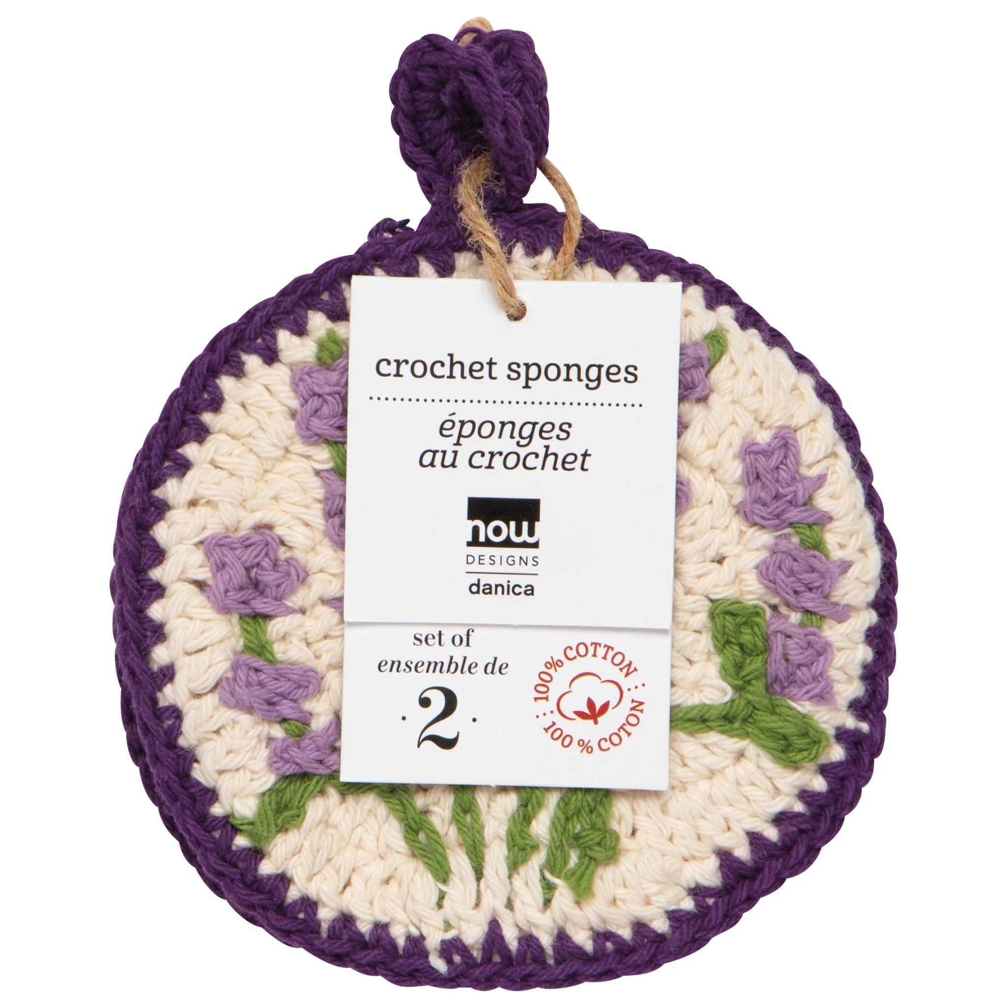 DANICA - DC2 CROCHET SPONGE LAVENDER