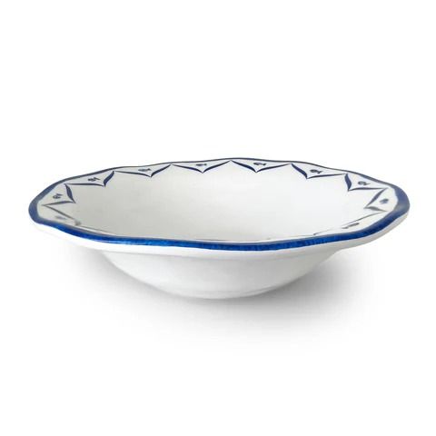 QSQUARED- SARDINIA 12" WHITE SERVING BOWL