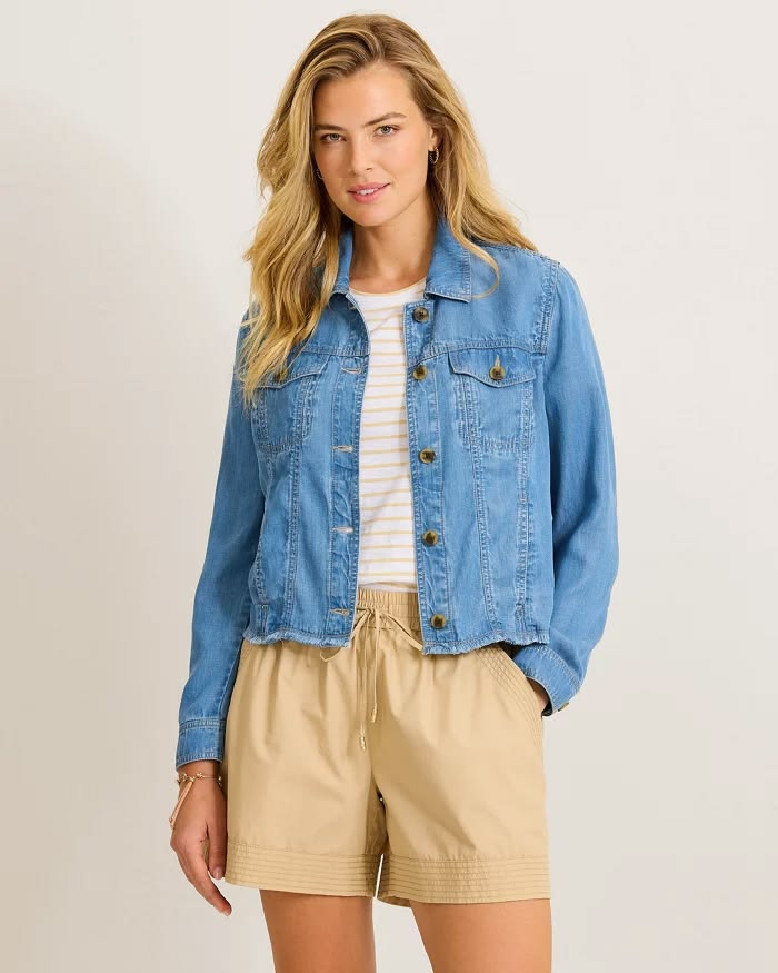 TOMMY BAHAMA - WOMEN'S CHAMBRAY O'LEI JACKET