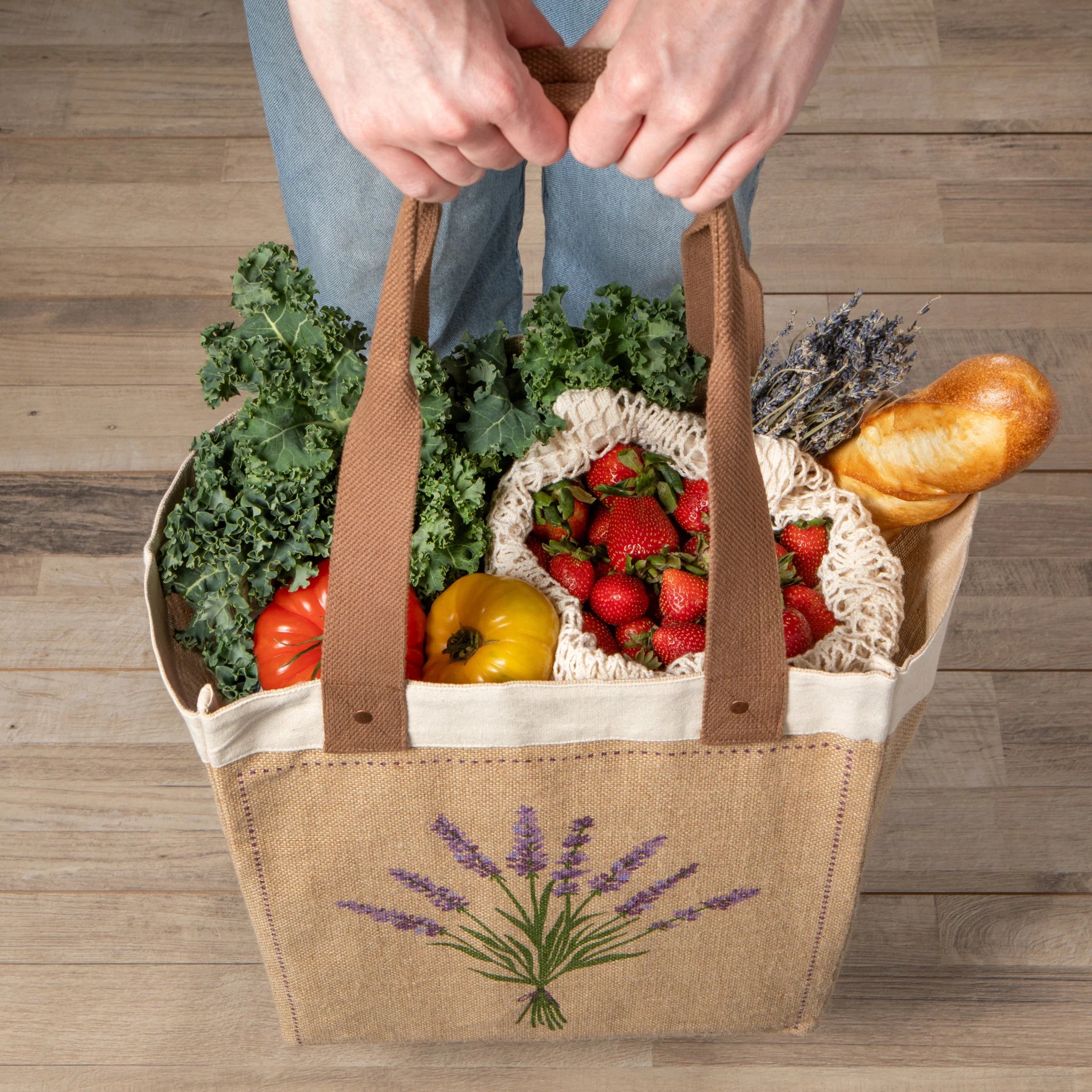 DANICA - MARKET TOTE LAVENDER